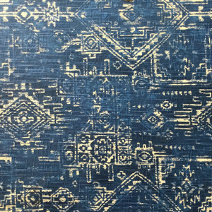 Boho Aztec in Royal Blue | Drapery Fabric | Premier Prints | 54 W | By the Yard