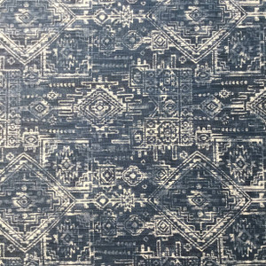 Boho Aztec in Navy Blue | Drapery Fabric | Premier Prints | 54 W | By the Yard