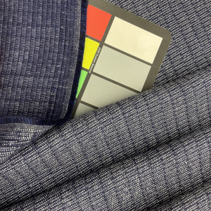 Navy Blue with White | Heavyweight Upholstery Fabric | 54 Wide | By the Yard