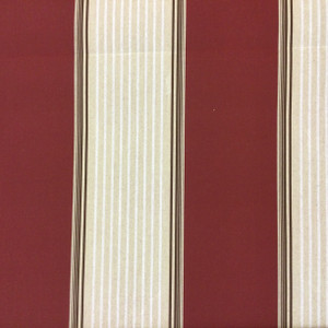 Burgundy / Tan Vintage Stripes | Outdoor Awning / Marine Fabric | Sunbrella-like | 46" Wide | By the Yard