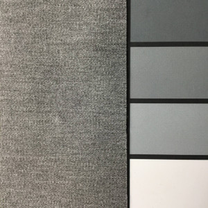 2.3 Yard Piece of  Indoor / Outdoor Fabric | Smoke Gray | 54 Wide | Upholstery