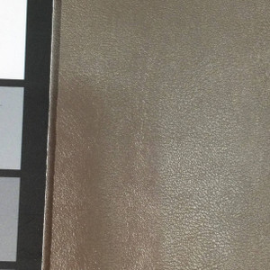 2.55 Yard Piece of Faux Leather Vinyl Fabric | Platinum Light Grain | Upholstery / Bag Making | 54 Wide