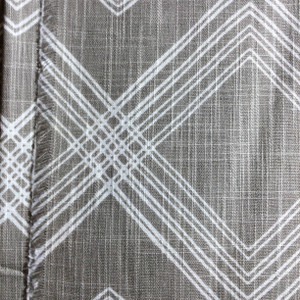 Lined Geometric Gray / White | Home Decor Fabric | Premier Prints | 54 Wide | By the Yard