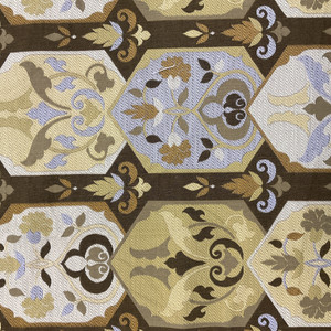 Floral Jacquard Brown / Tan / Taupe | Heavy Upholstery Fabric | 54 Wide | By the Yard