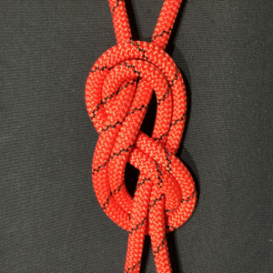 25 Yard Piece | Safety Rope - 9 mm, RED & Black , By the Piece