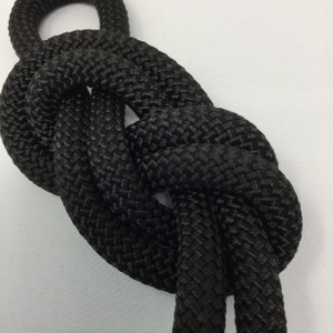 13.8 Yard Piece Safety Rope -  10.5 mm | Black | By the Piece | Remnant