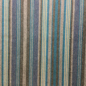 Blue / Gray Thin Stripes | Indoor / Outdoor Fabric | Upholstery / Drapery | 54 Wide | By the Yard