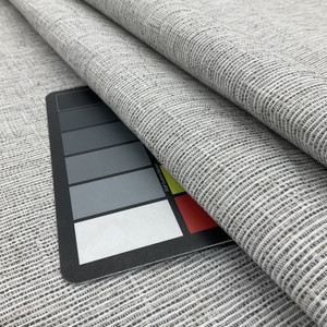 Light Gray and White Textured Weave | Yolo in Cement by Richloom | Heavy Upholstery Fabric | 54" Wide | By the Yard