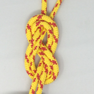 WATER SAFETY ROPE 3/8" YELLOW W RED TRACER