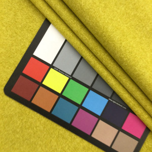 Chartreuse Microfiber Fabric | Medium Weight Upholstery | 54" Wide | By the Yard | Ellyn in Citrine