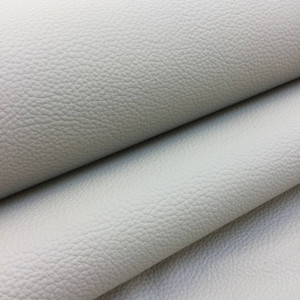 Light Grey Faux Leather Vinyl Automotive Headliner Fabric | Felt-Backed | Mercedes | 1/4" Thick | 54" Wide | Bag Stabilizer / Sew Foam | By the Yard