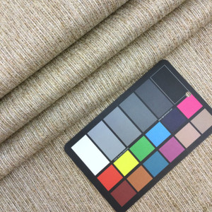Garner in color Ratan | Slub Flat Weave in Beige | Heavyweight Upholstery / Slipcover Fabric | 54" Wide | By the Yard