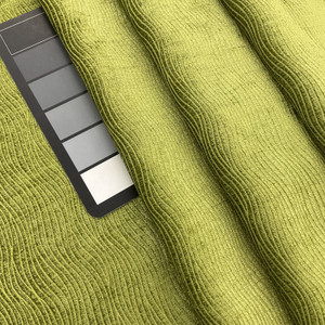 Current in Kiwi | Lime Green Waves | Microfiber Upholstery Fabric | Regal Fabrics Brand | 54" Wide | By the Yard