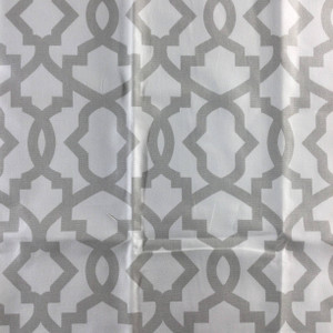 1 Yard Piece of Lattice Lt Gray / White | Home Decor Fabric | Premier Prints | 54 Wide | By the Yard