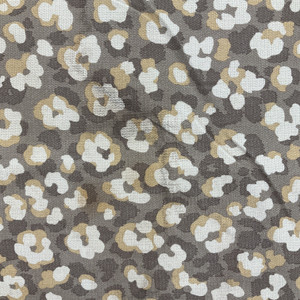 Jaguar in Natural | Abstract Spots in Brown / Tan / Beige | Upholstery / Drapery Fabric | P/Kaufmann | 54" Wide | By the Yard