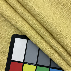 Sensu in Cornsilk | Solid Yellow Linen Like Fabric | Slipcovers / Drapery | Richloom | 54" Wide | By the Yard
