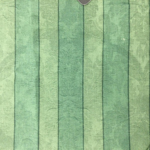 Garden Green Striped Damask | P.Kaufmann | Printed Home Decor Fabric | By The Yard | 54 inch Wide