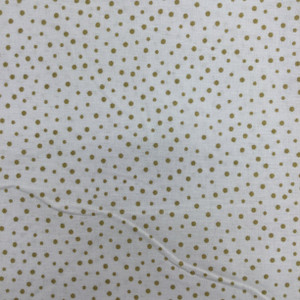 Dots in Brown on White | Quilting Fabric | 100% Cotton | 44 wide | By the Yard 3617