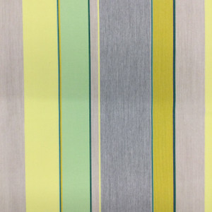 Stripes in Grey / Yellow / Green | Furniture Weight Outdoor Friendly Fabric | 100% Acrylic  | 54" Wide | By the Yard