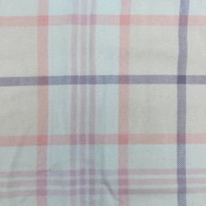 Plaid in Light Pink and Lavender | Juvenile Flannel Fabric | 44 Wide | 100% Cotton | By The Yard 156