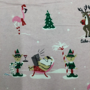 Christmas 100% Cotton Fabric By the Yard Printed in USA Cotton Sateen -  Cotton CTN1954