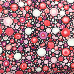 Dots in Pink / Purple / Black | Mindful Mandalas by P&B Textiles | Quilting Fabric | 100% Cotton | 44 wide | By the Yard 5139