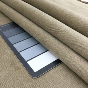 Melon in Mushroom | Velvet Upholstery Fabric | Solid Taupe | Microfiber Velvet | 54 wide | By The Yard