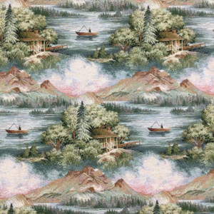 Rustic Wildlife Upholstery Fabric for Cabin or Lodge | By The Yard