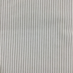 Polo Stripe in Grey and White | Home Decor  / Drapery Fabric | Magnolia Home | 100% Cotton | 54" Wide | By the Yard