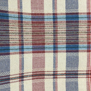 Vintage Plaid in Red, Blue, Beige, and Green | Upholstery / Slipcover Fabric  | 54" Wide | By the Yard