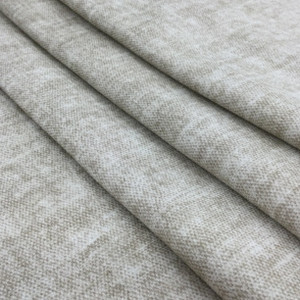 Two Toned Sandy Off-White Microfiber Fabric | Heavyweight Upholstery | 54" Wide | By the Yard | Calista in Sand