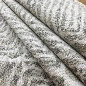 Chenille Fabric | Elongated Dots in Beige | Heavyweight Upholstery | 54  Wide | By the Yard | Wink in Cashmere