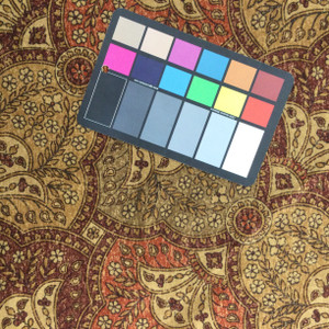 Bohemian Paisley Microfiber Velvet Fabric | Red / Burgundy / Tan  | Heavy Upholstery | 54" Wide | By the Yard | Yasmin in Garnet