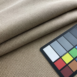 Basket Weave Fabric in Two Toned Flax | Heavy Weight Upholstery | 54" Wide | By the Yard