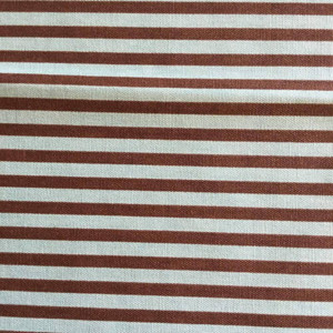 3.5 Yard Piece of Blue and Brown Vertical Stripes | Home Decor Fabric | 55 Wide | By the Yard