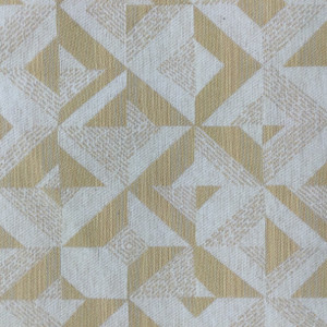 Geometric Chenille Fabric in Beige and Tan | Heavyweight | Upholstery | 54" Wide | By the Yard