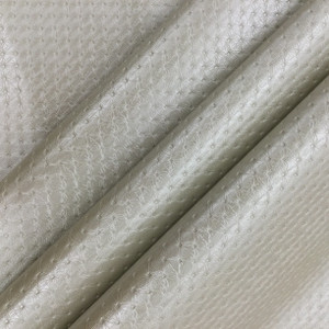 Pearl Off-White Tufted Texture Vinyl Fabric | Marine, Boat, & Auto | UV + Salt Water Proof | 54" Wide | By the Yard