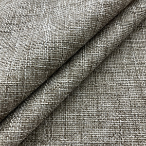 Slub Weave Fabric in Taupe and Off White | Home Decor / Upholstery | 100% Polyester | 54" W | By the Yard | Regal Fabrics "Merlin in Wheat"