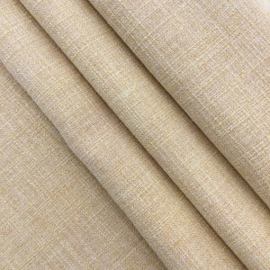 Linen Fabric Slub Weave in Mustard Yellow  | Upholstery / Slipcovers / Curtains | Poly / Cotton / Linen Blend | 55" Wide | By the Yard | Leslie Jee Textiles "Affection" in Honeycomb