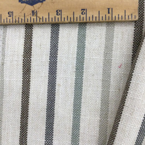 Striped Fabric in Off-White / Purple / Brown / Black