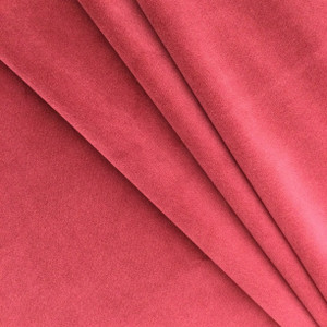 Azalea Dark Pink Performance Velvet Fabric | Upholstery | 100% Polyester | 54" Wide | By the Yard | Kaufmann