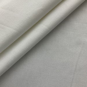 Richloom White Twill Spinnaker | Medium/Heavyweight Twill Fabric | Home Decor Fabric | 54" Wide