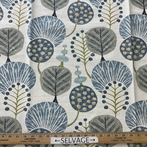 Richloom Pyper Basketweave Slate | Medium/Heavyweight Basketweave Fabric | Home Decor Fabric | 54" Wide