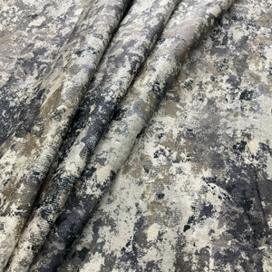 Richloom Cayetana Velvet Charcoal | Medium/Heavyweight Velvet Fabric | Home Decor Fabric | 55" Wide