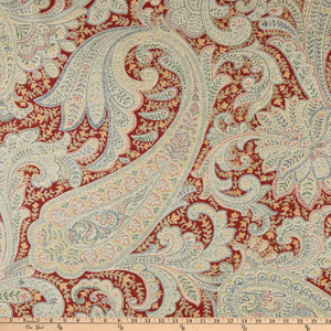 Richloom Platinum Shawl Cotton Duck Geranium | Medium/Heavyweight Duck Fabric | Home Decor Fabric | 54" Wide
