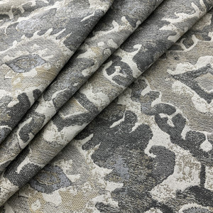 Richloom Platinum Yasariah Jacquard Cement | Heavyweight Jacquard Fabric | Home Decor Fabric | 55" Wide