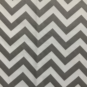 Premier Prints Indoor/Outdoor Zig Zag Grey | Medium Weight Outdoor Fabric | Home Decor Fabric | 54" Wide