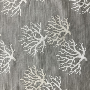 Premier Prints Isadella Coral Slub Coastal Grey/Natural | Medium Weight Duck Fabric | Home Decor Fabric | 54" Wide