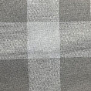 Premier Prints Anderson Cotton Duck Check French Grey | Medium Weight Duck Fabric | Home Decor Fabric | 54" Wide