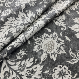 Upholstery Dorell Curius Onyx Black Fabric By The Yard – Affordable Home  Fabrics